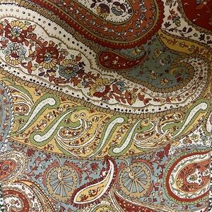 Pottery Barn Multicolor Floral Fabric. 2 matching duvets to be sold as one sale